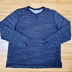 Marc Anthony long sleeve shirt black & grey XXL